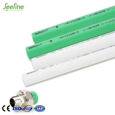 White Color Plastic  High Temperature Resistance PPR Pipes